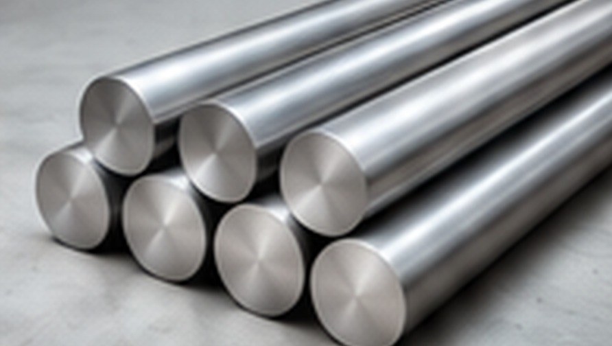 Tested alloy steel rounds racked by grade
